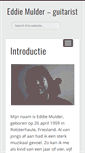 Mobile Screenshot of eddiemulder.nl